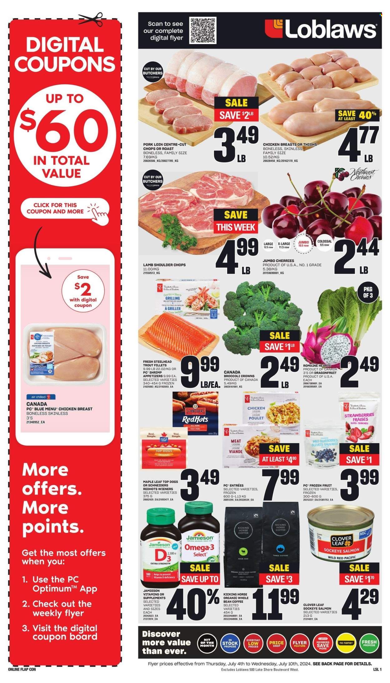 Loblaws flyer - July 04, 2024 - July 10, 2024. Page 1