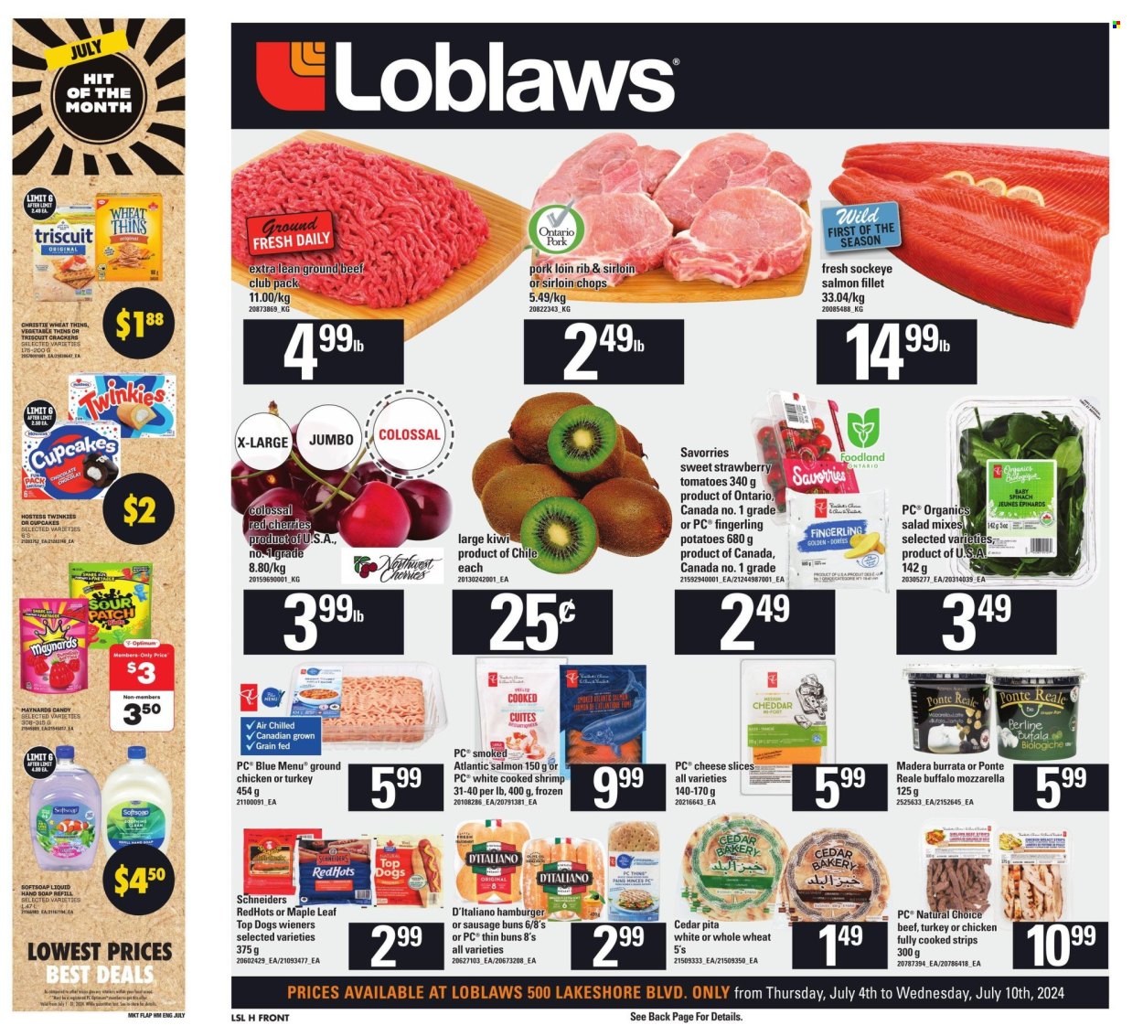 Loblaws flyer - July 04, 2024 - July 10, 2024. Page 1