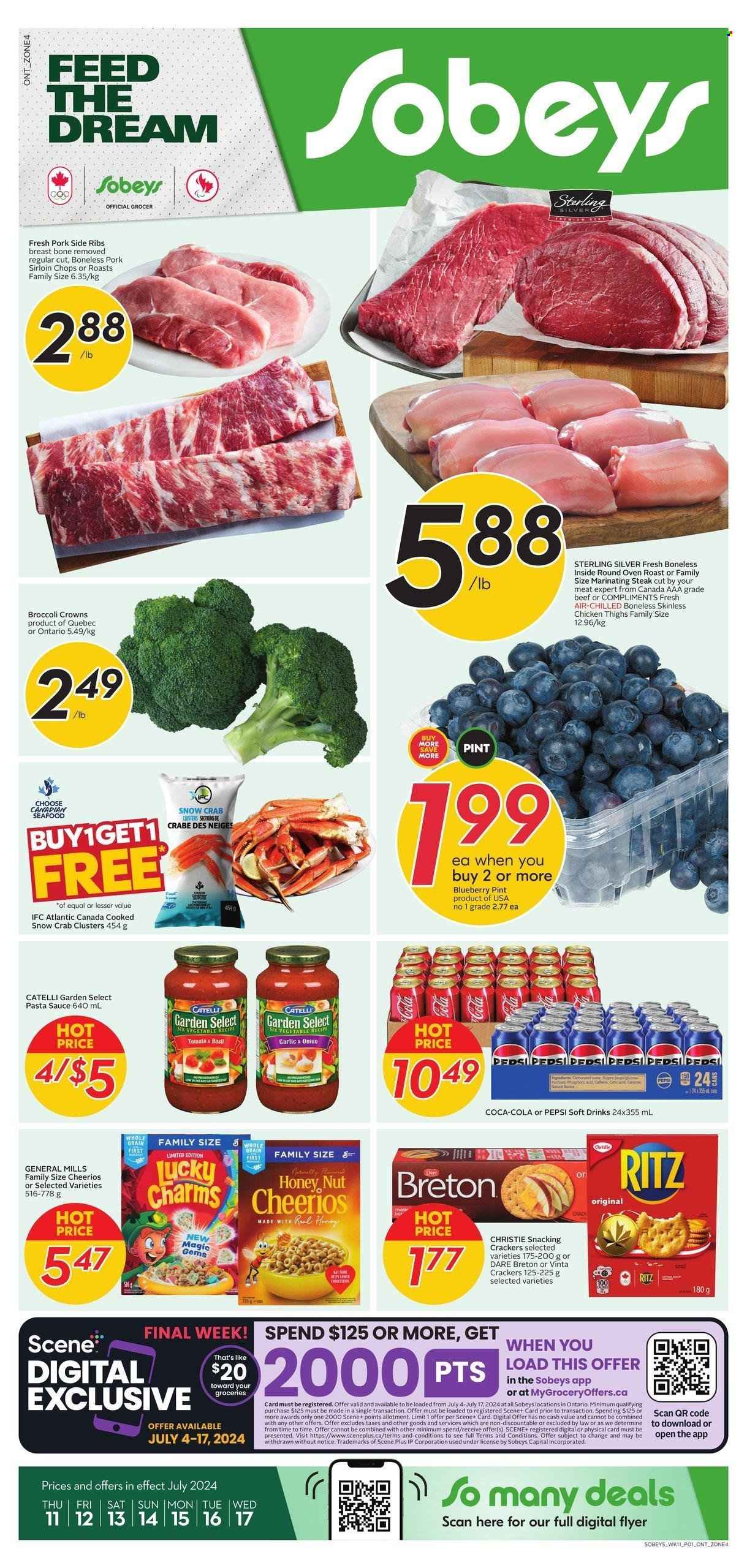 Sobeys flyer - July 11, 2024 - July 17, 2024. Page 1