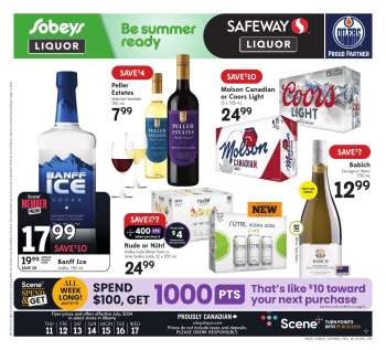 Circulaire Sobeys Liquor - 11 Juillet 2024 - 17 Juillet 2024.