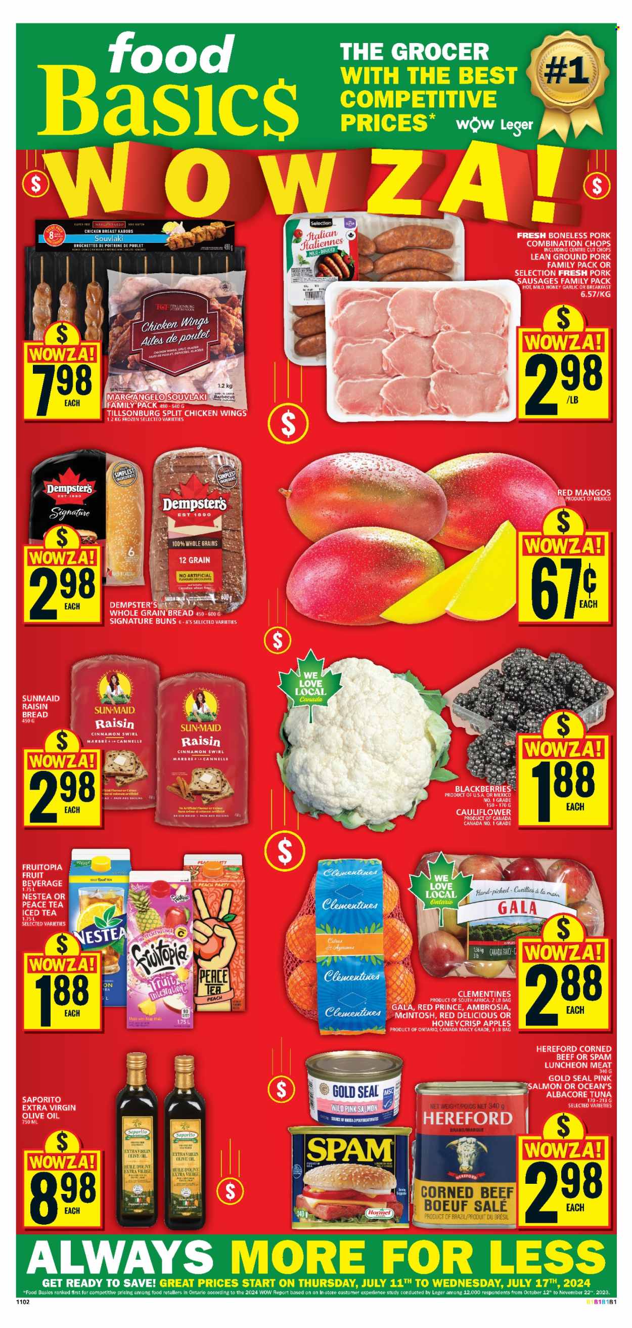 Food Basics flyer - July 11, 2024 - July 17, 2024. Page 1