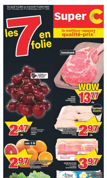 Circulaire Super C - 11 Juillet 2024 - 17 Juillet 2024.