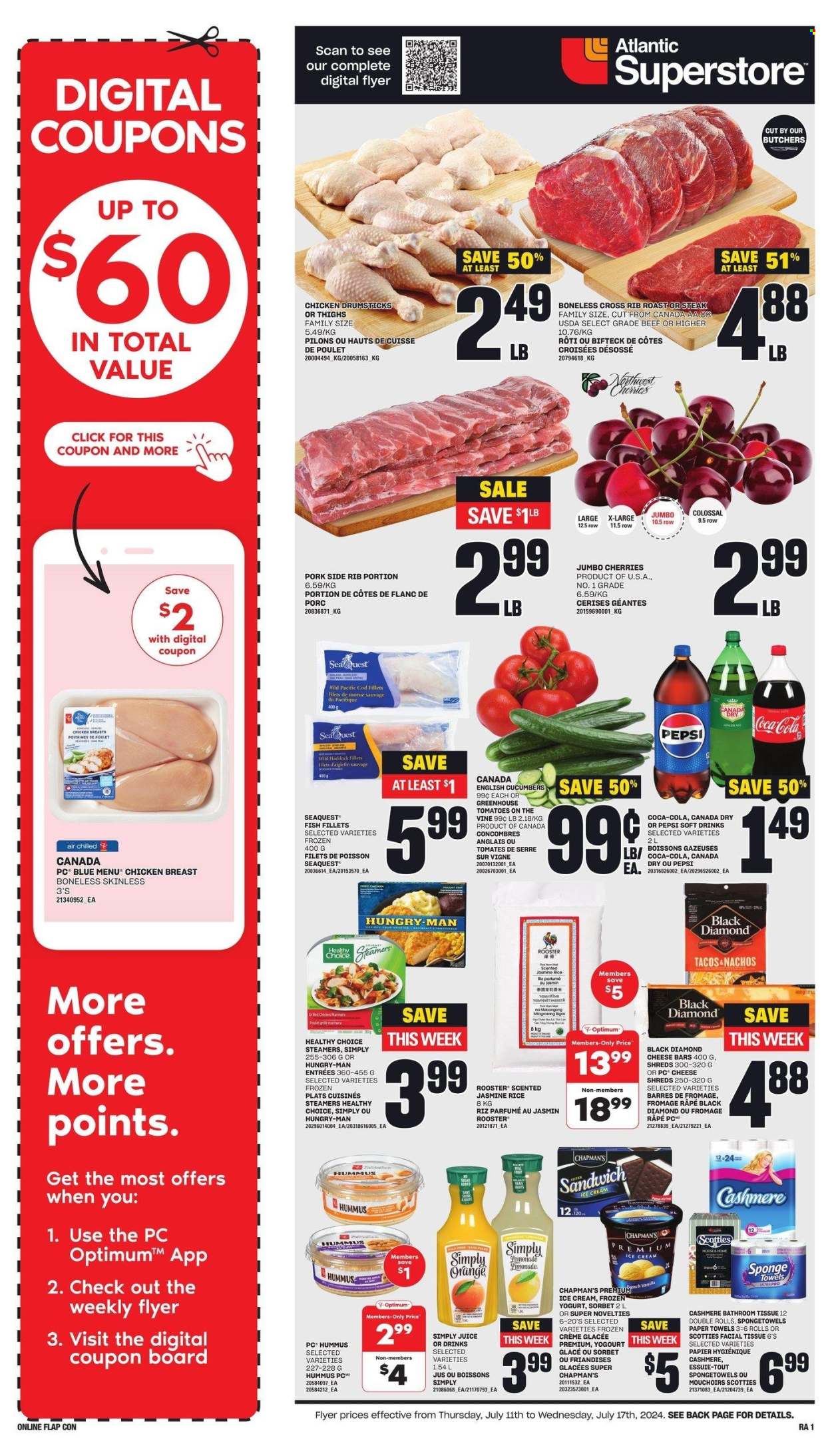 Atlantic Superstore flyer - July 11, 2024 - July 17, 2024. Page 1