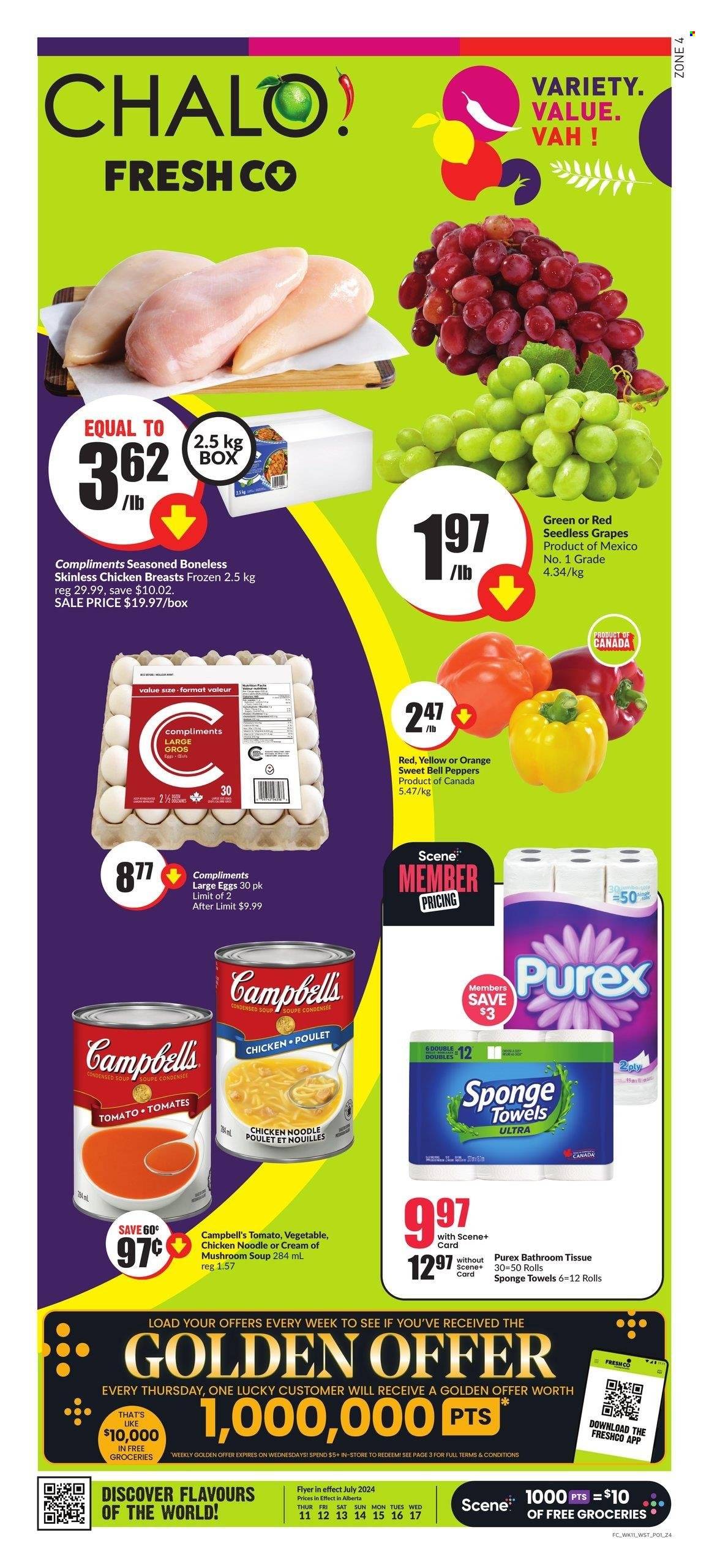 Chalo! FreshCo. flyer - July 11, 2024 - July 17, 2024. Page 1