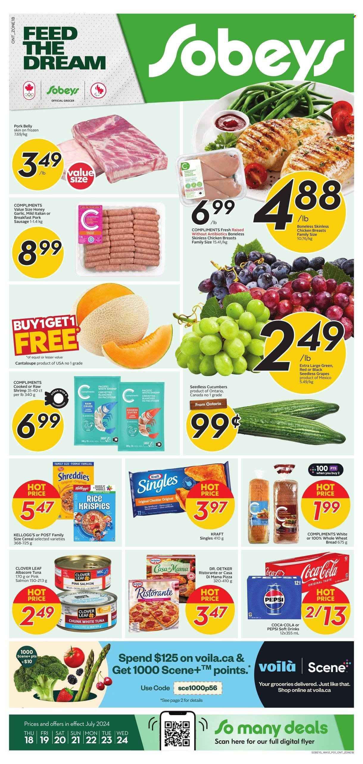 Sobeys flyer - July 18, 2024 - July 24, 2024. Page 1