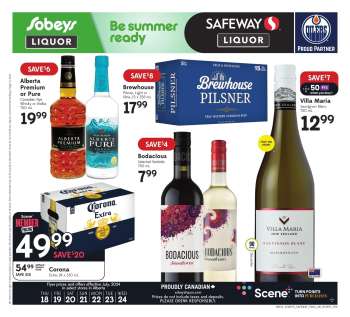 Sobeys Liquor Flyer - July 18, 2024 - July 24, 2024.