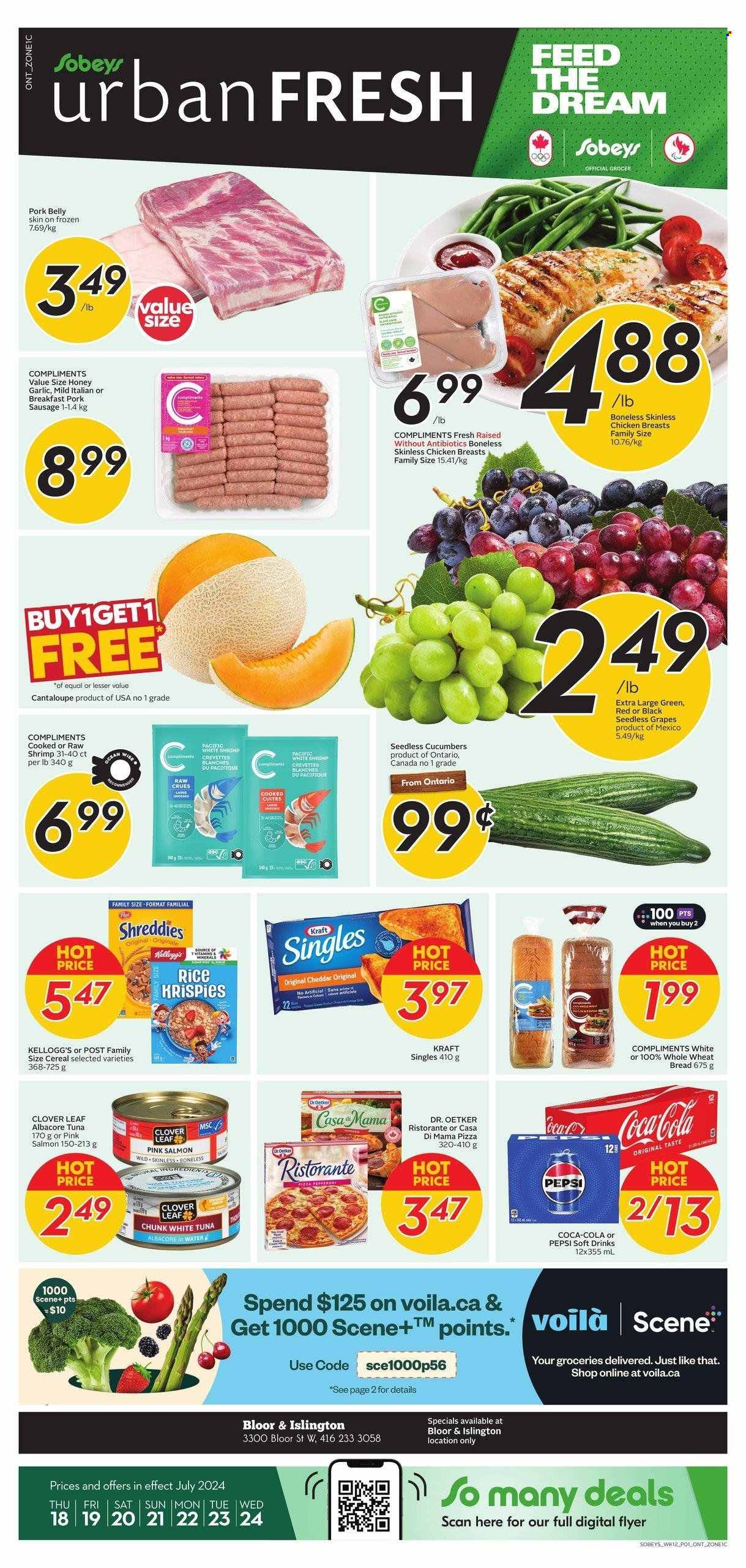 Sobeys Urban Fresh flyer - July 18, 2024 - July 24, 2024. Page 1