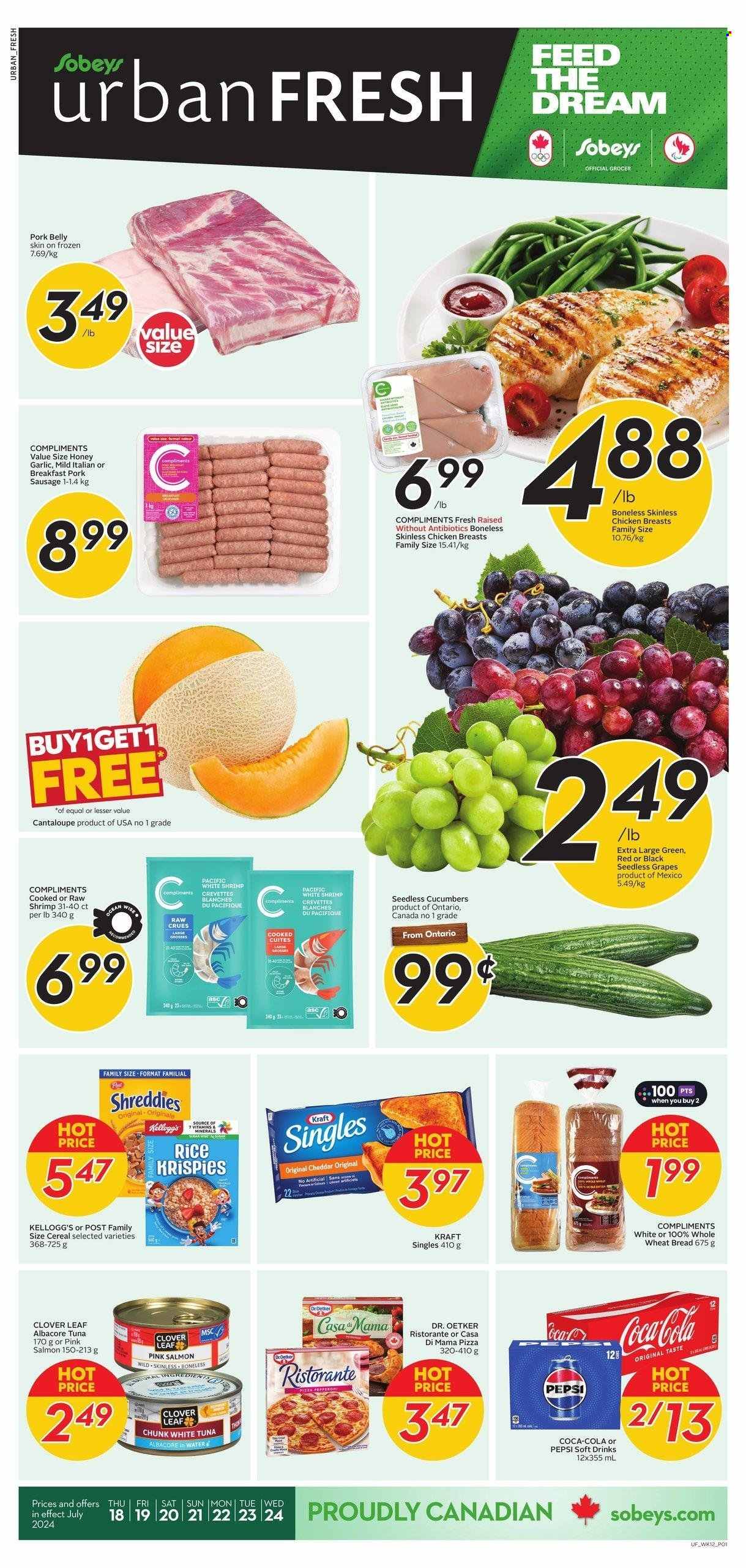 Sobeys Urban Fresh flyer - July 18, 2024 - July 24, 2024. Page 1