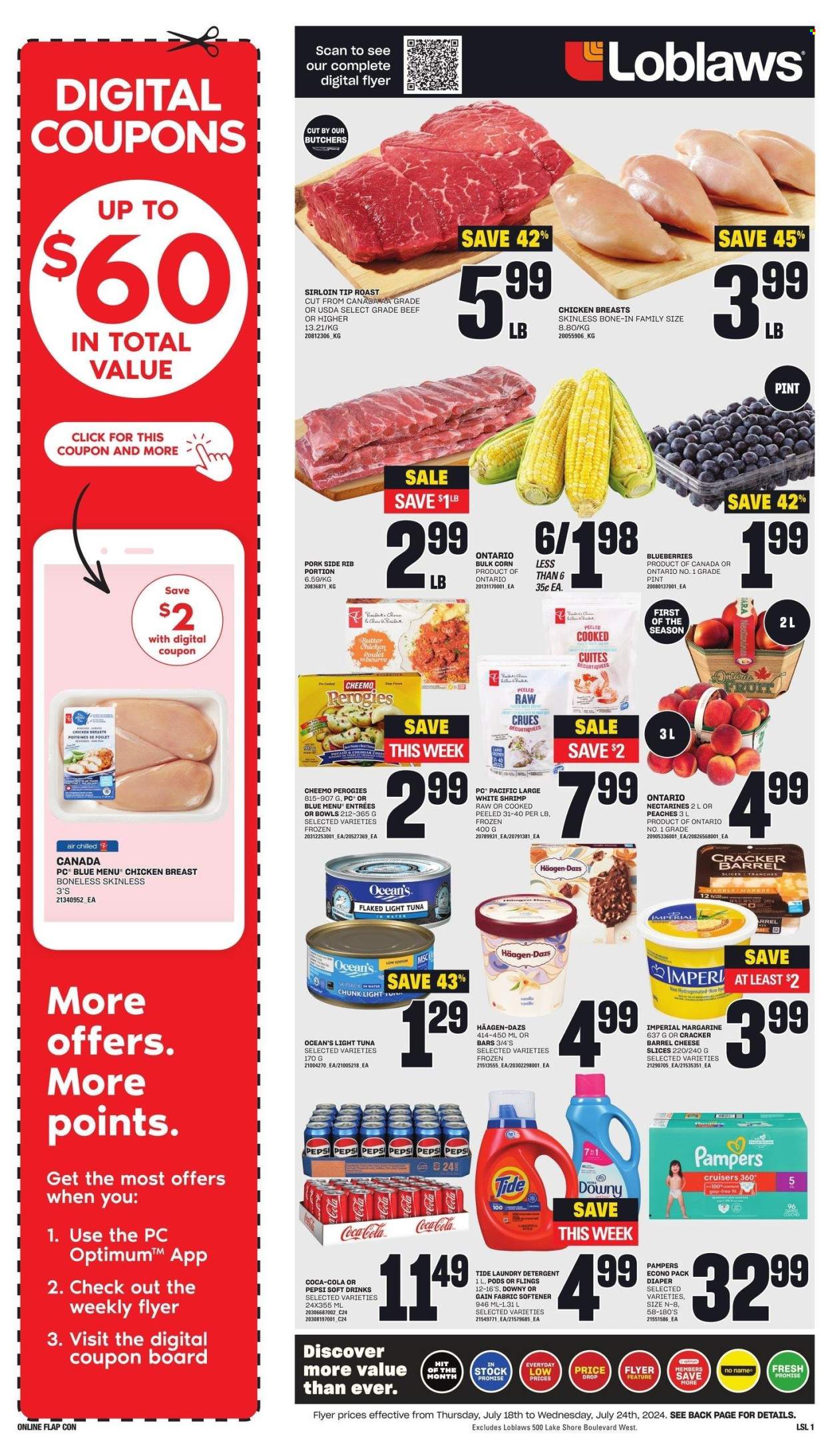 Loblaws flyer - July 18, 2024 - July 24, 2024. Page 1