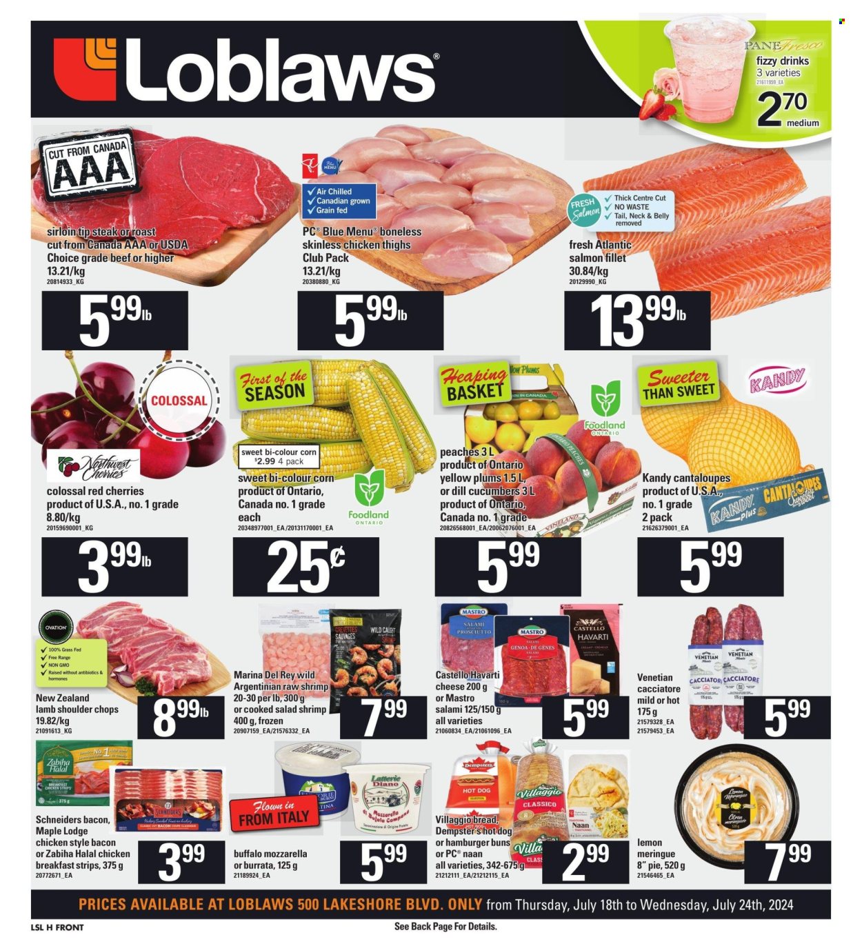Loblaws flyer - July 18, 2024 - July 24, 2024. Page 1