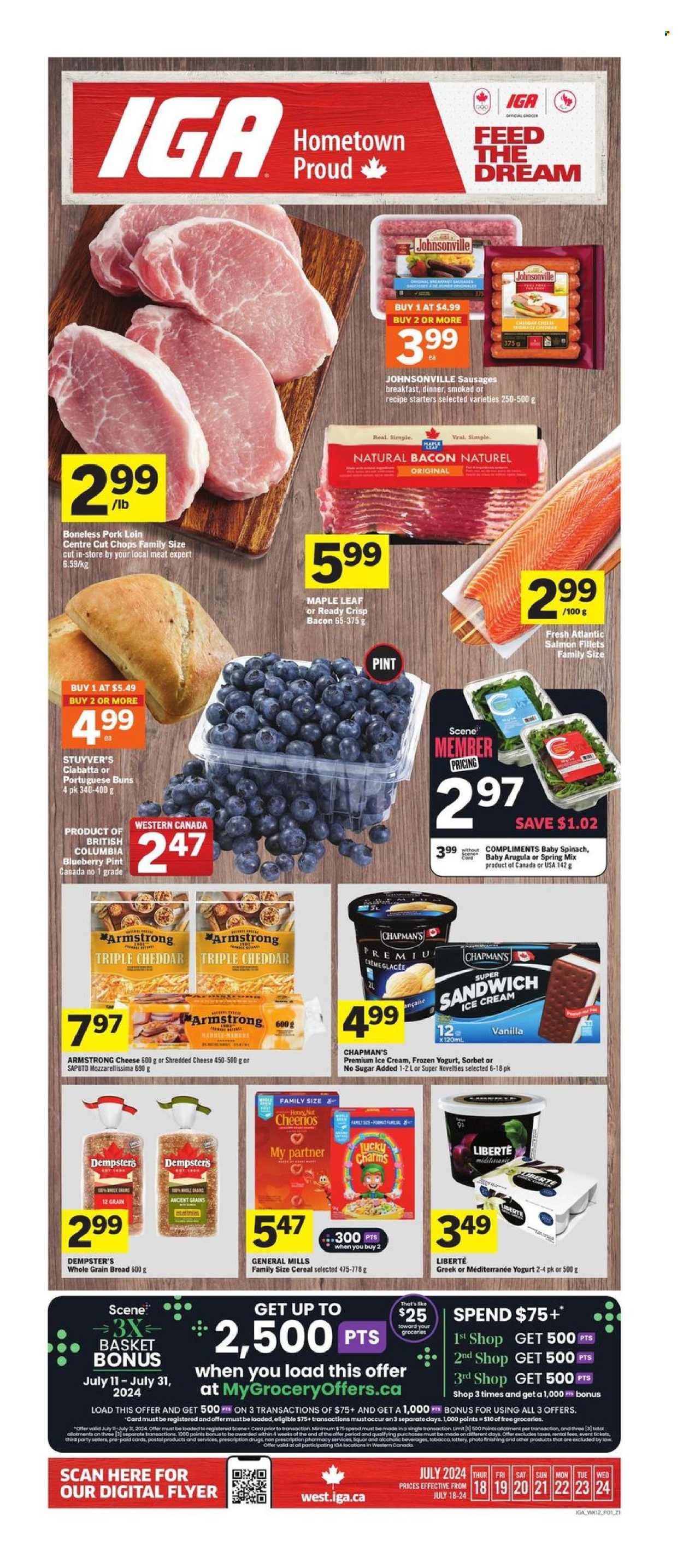IGA flyer - July 18, 2024 - July 24, 2024. Page 1