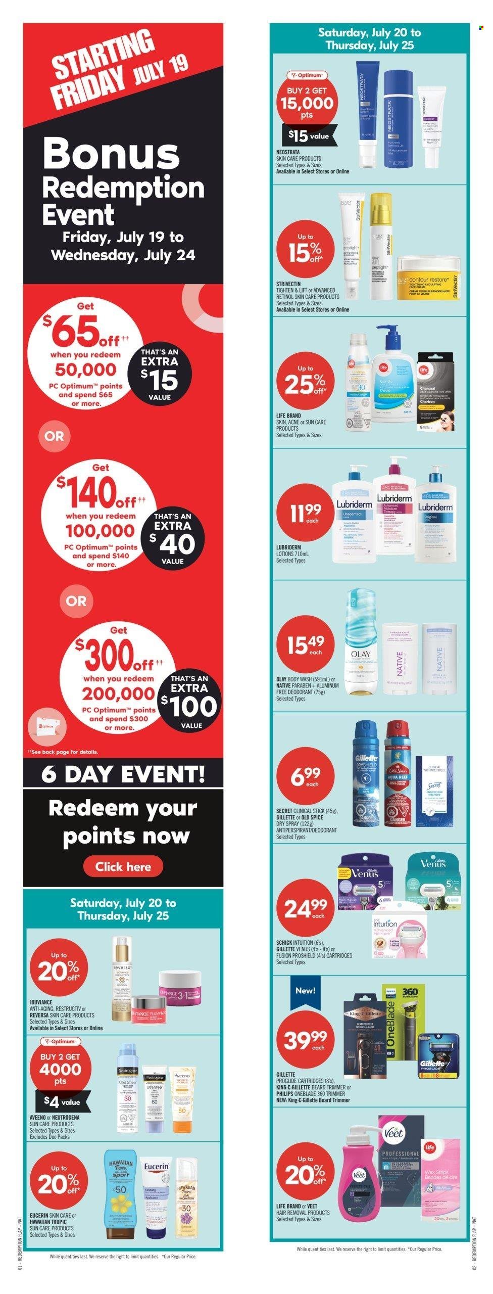 Shoppers Drug Mart flyer - July 20, 2024 - July 25, 2024. Page 1
