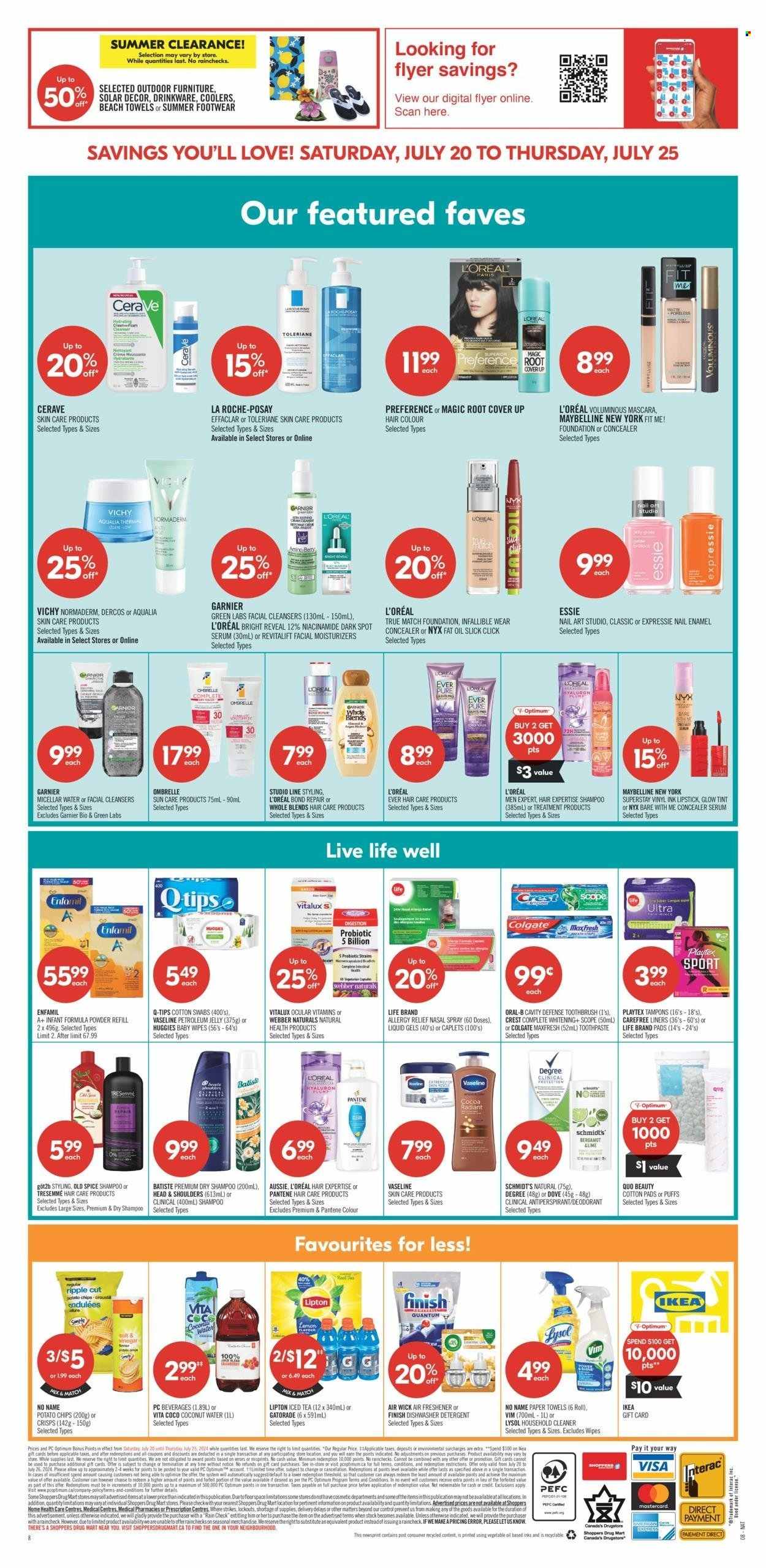 Shoppers Drug Mart flyer - July 20, 2024 - July 25, 2024. Page 19