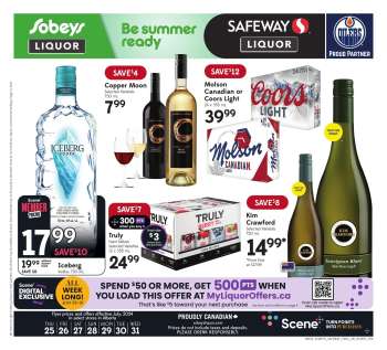 Sobeys Liquor Flyer - July 25, 2024 - July 31, 2024.