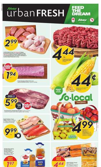 Sobeys Urban Fresh Flyer - July 25, 2024 - July 31, 2024.