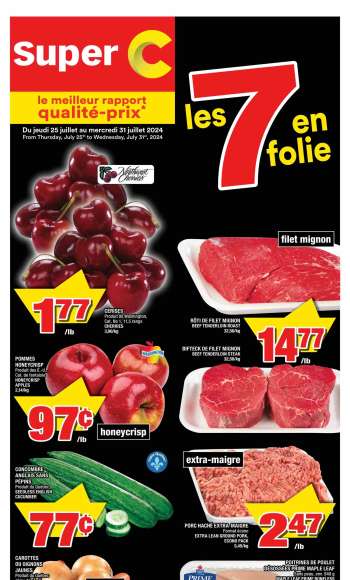 Circulaire Super C - 25 Juillet 2024 - 31 Juillet 2024.