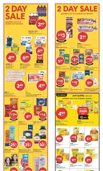 Circulaire Shoppers Drug Mart - 27 Juillet 2024 - 01 Août 2024.