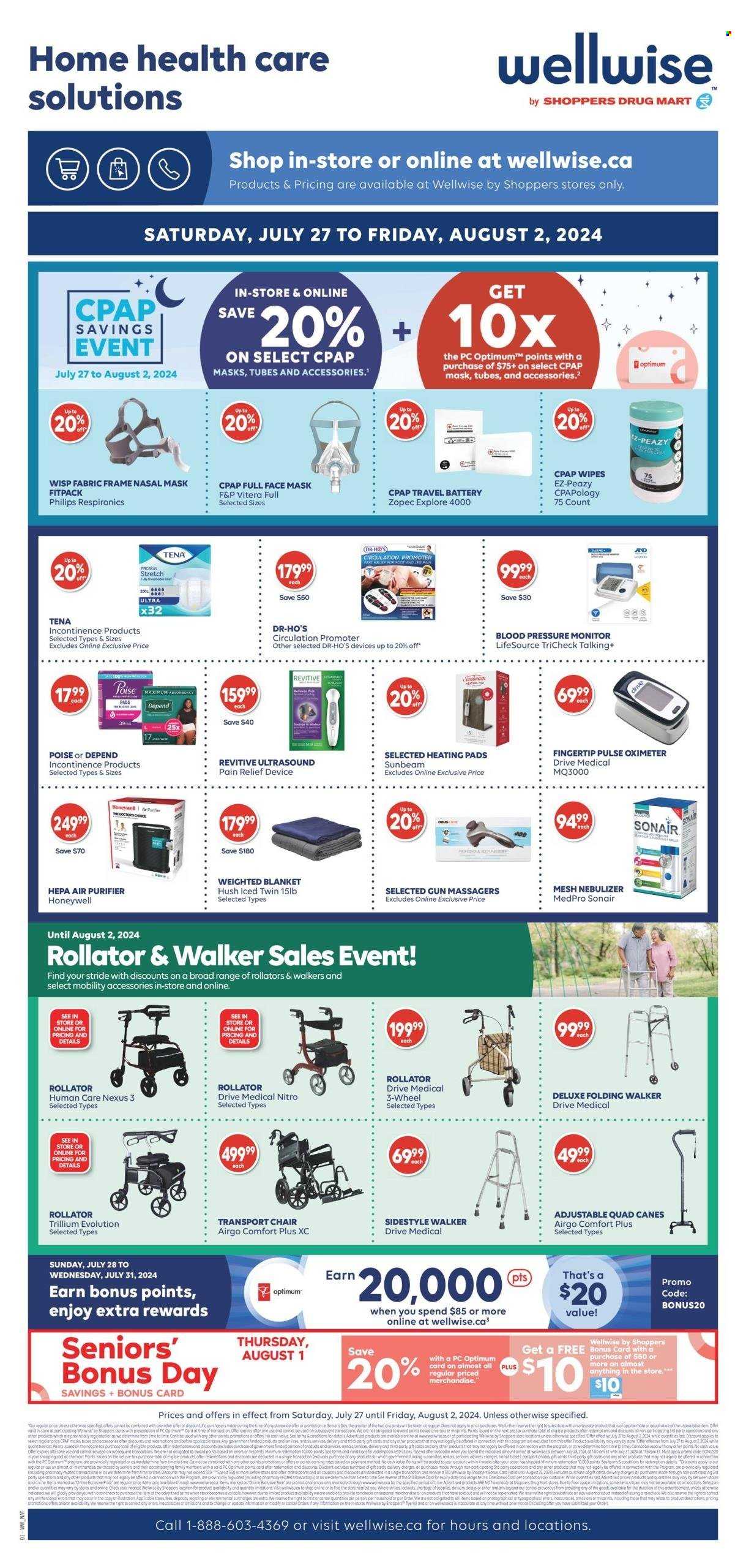 Shoppers Drug Mart flyer - July 27, 2024 - August 01, 2024. Page 20