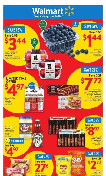 Circulaire Walmart - 01 Août 2024 - 07 Août 2024.
