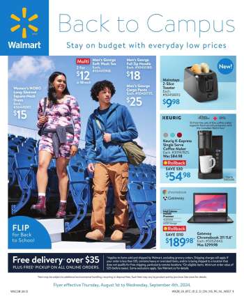 Circulaire Walmart - 01 Août 2024 - 04 Septembre 2024.