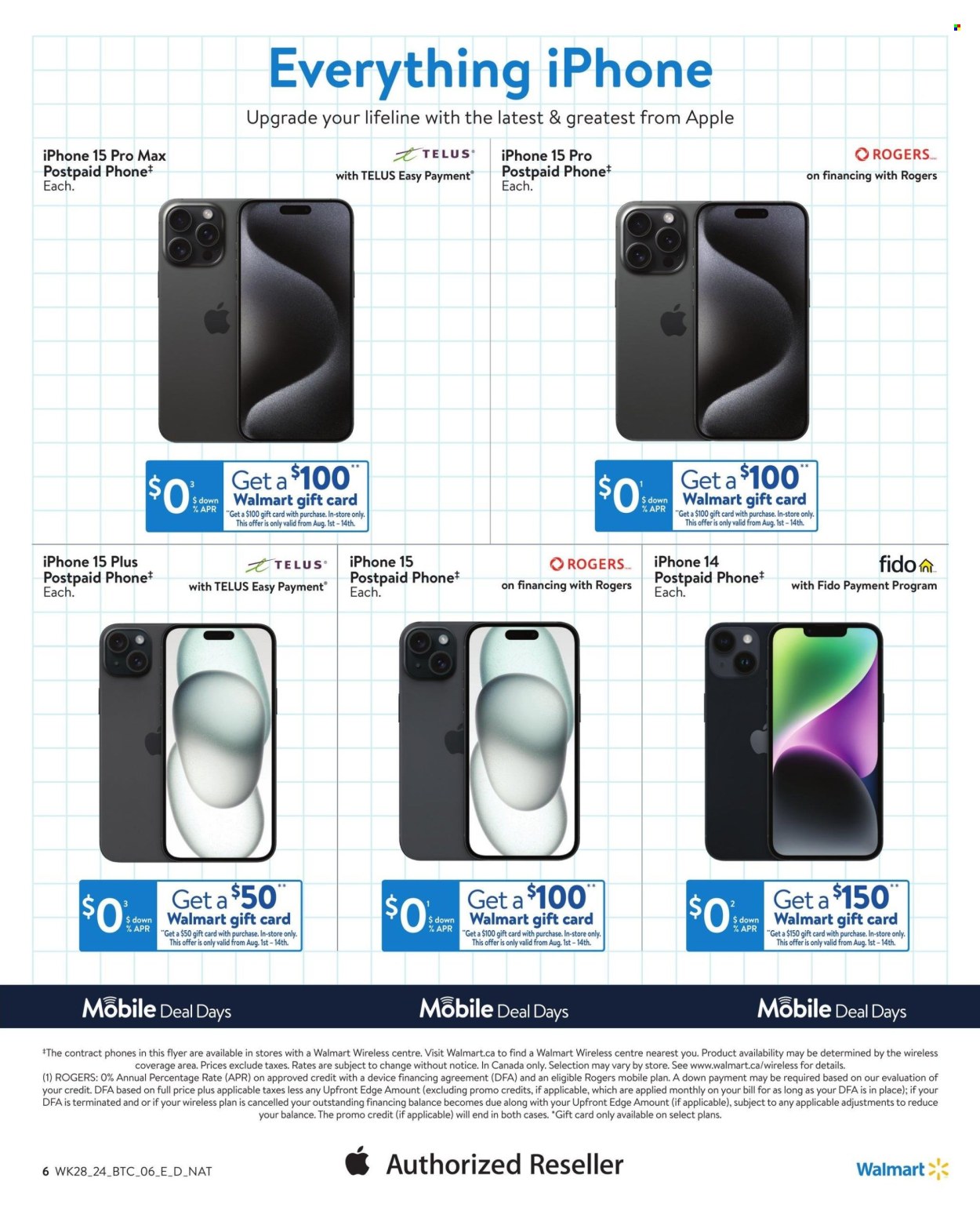 Walmart flyer - August 01, 2024 - September 04, 2024. Page 6