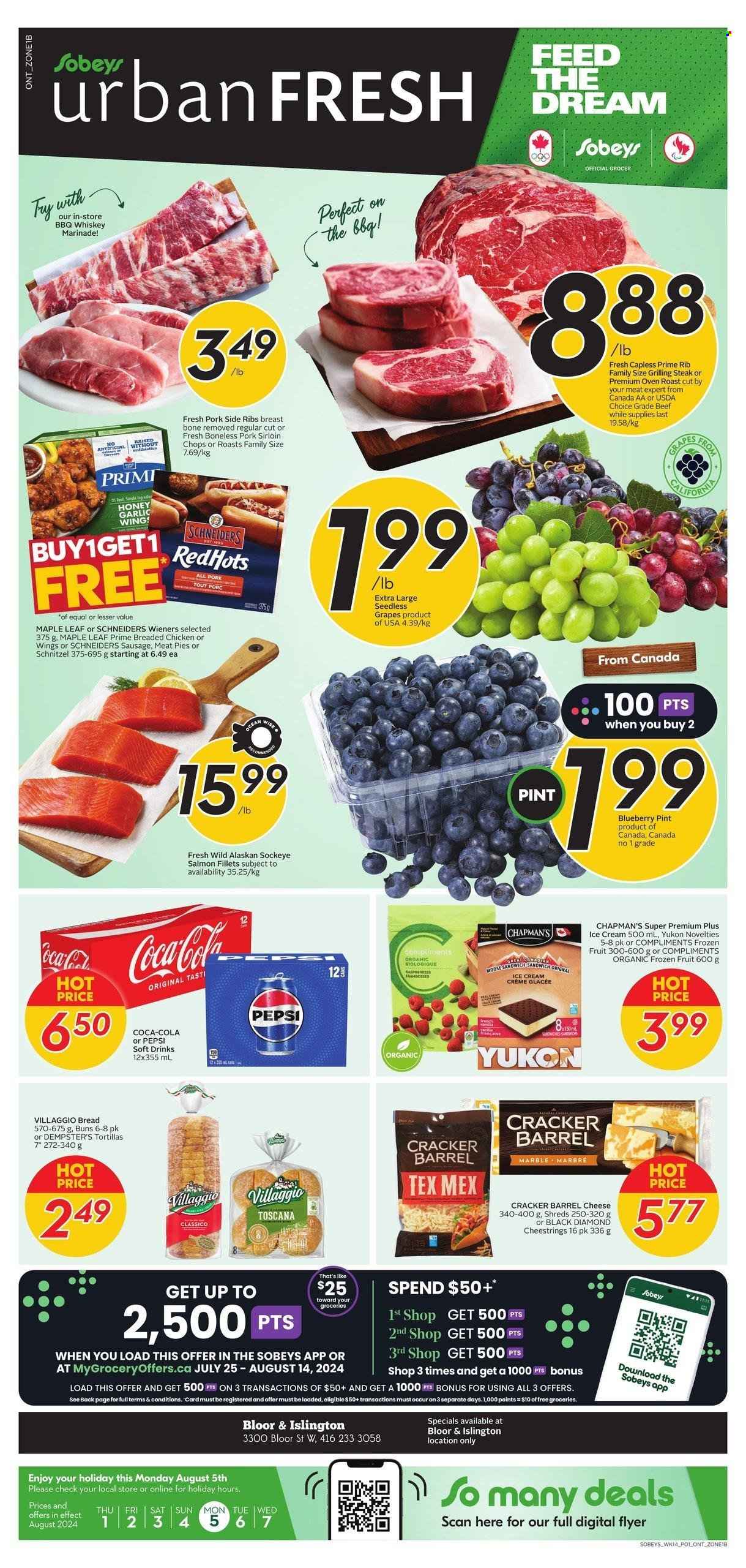 Sobeys Urban Fresh flyer - August 01, 2024 - August 07, 2024. Page 1