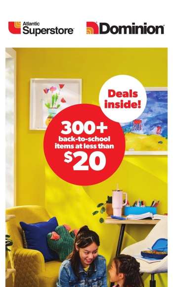 Atlantic Superstore Flyer - August 01, 2024 - September 04, 2024.
