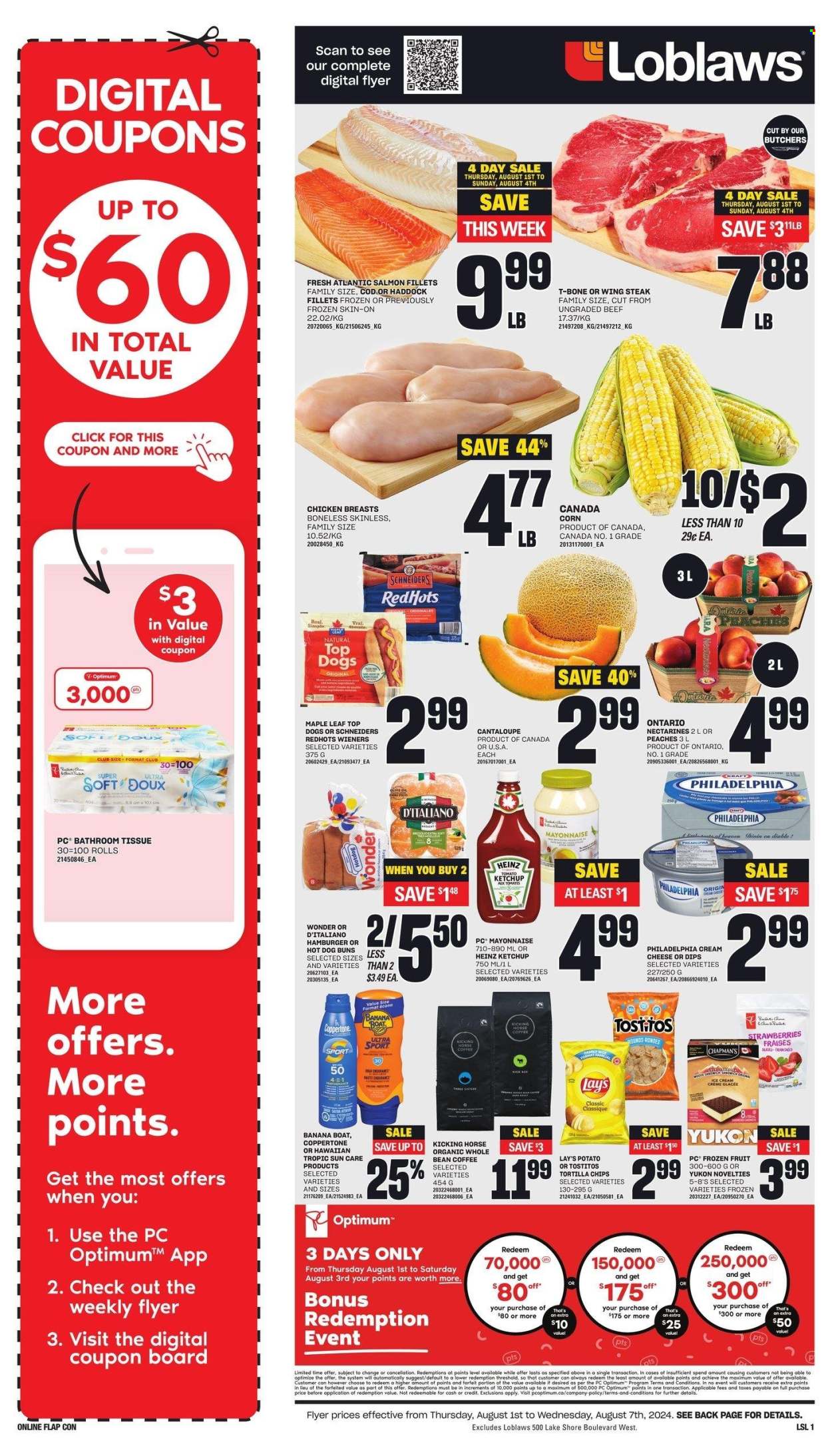 Loblaws flyer - August 01, 2024 - August 07, 2024. Page 1