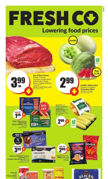Circulaire FreshCo. - 01 Août 2024 - 07 Août 2024.