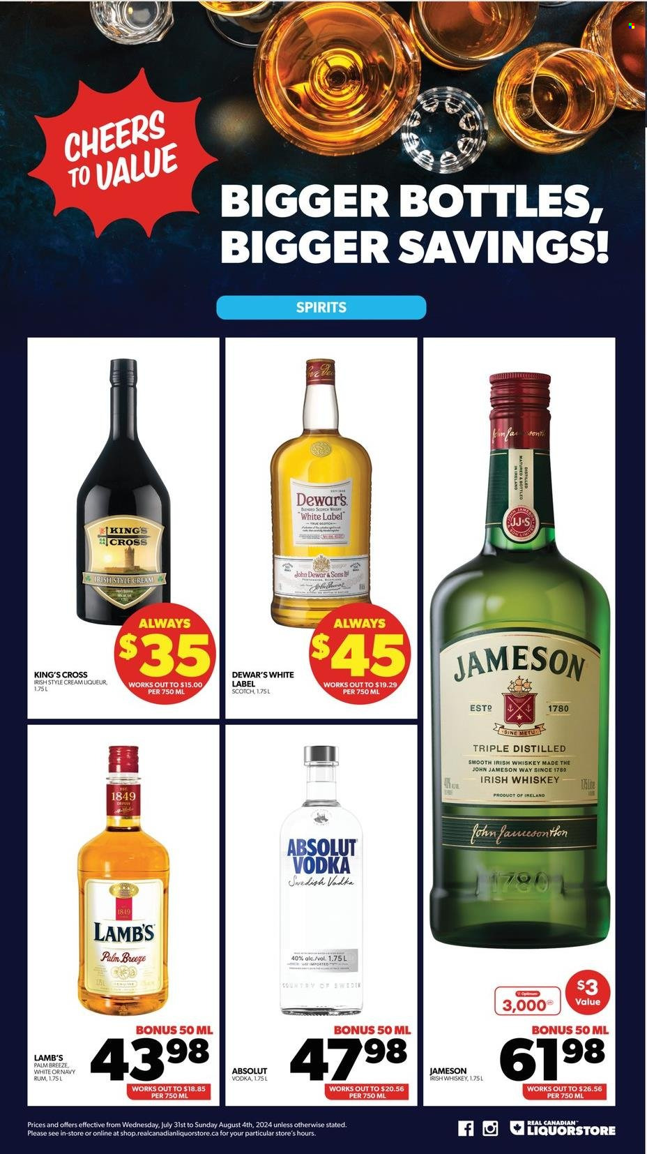 Real Canadian Liquorstore flyer - July 31, 2024 - August 04, 2024. Page 5