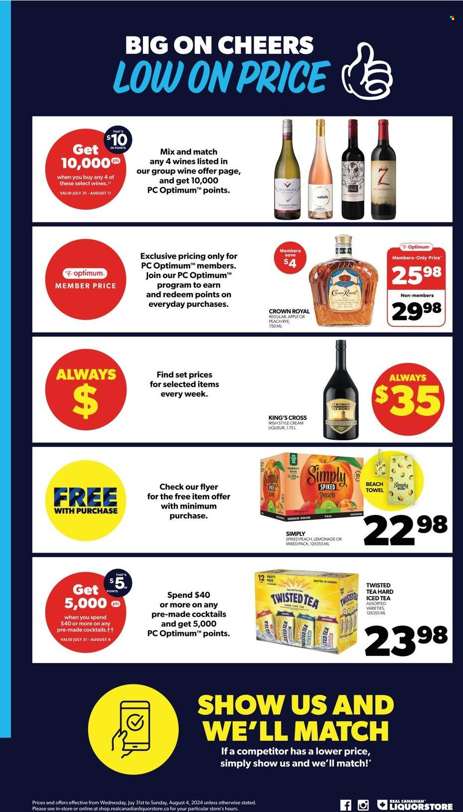 Real Canadian Liquorstore flyer - July 31, 2024 - August 04, 2024. Page 9