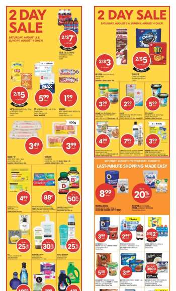 Shoppers Drug Mart Flyer - August 03, 2024 - August 08, 2024.