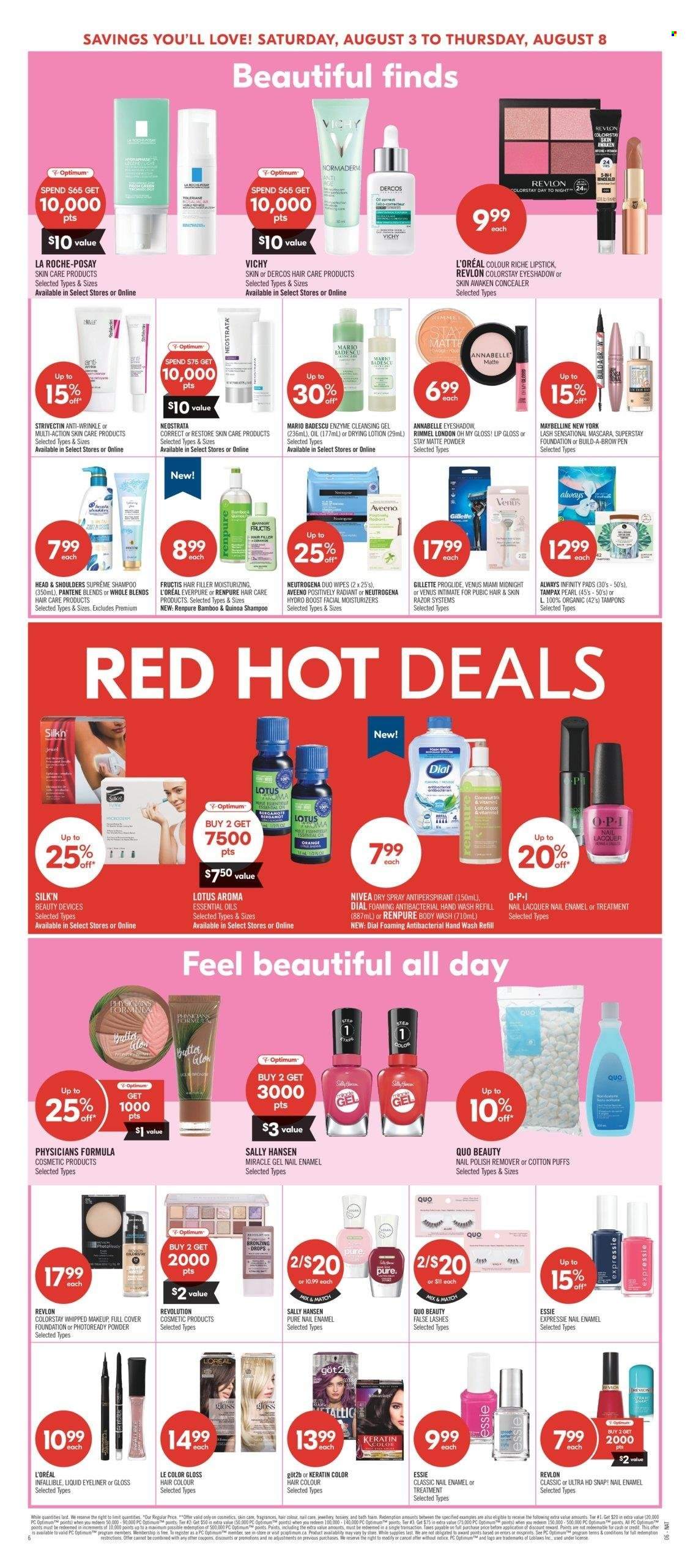 Shoppers Drug Mart flyer - August 03, 2024 - August 08, 2024. Page 12
