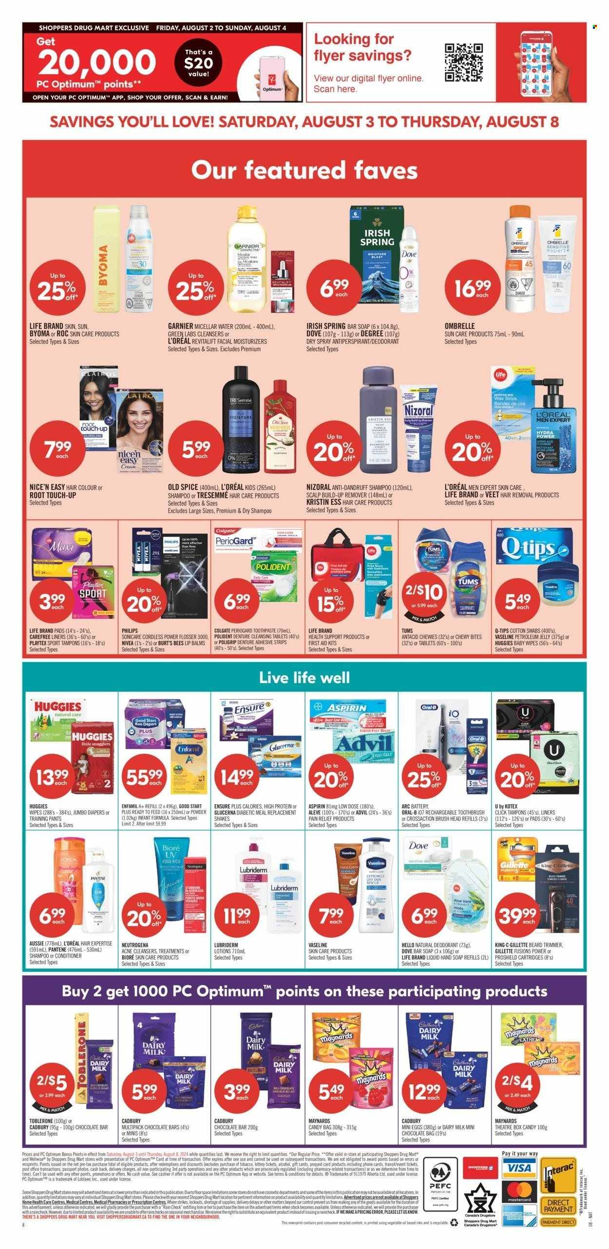 Shoppers Drug Mart flyer - August 03, 2024 - August 08, 2024. Page 19