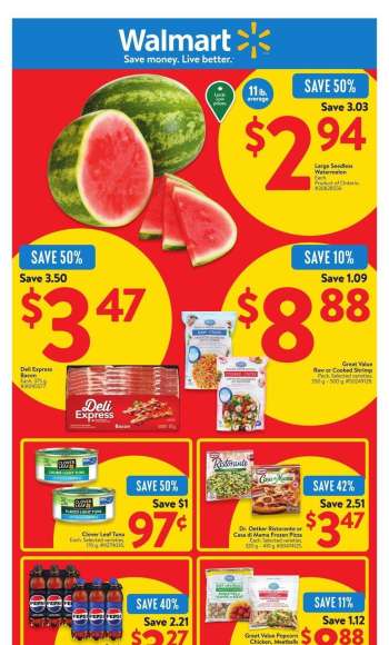 Circulaire Walmart - 08 Août 2024 - 14 Août 2024.