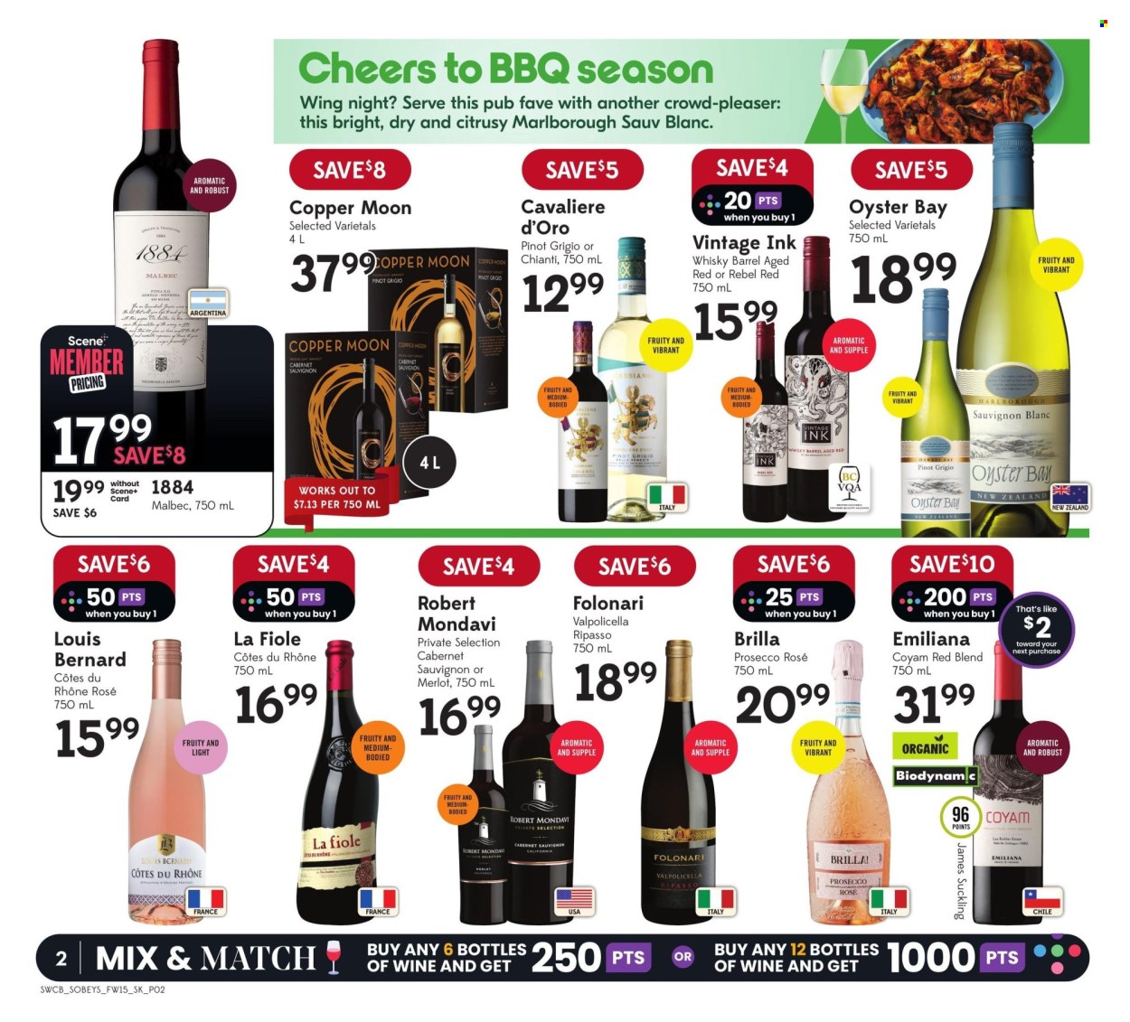 Sobeys Liquor flyer - August 08, 2024 - August 14, 2024. Page 2