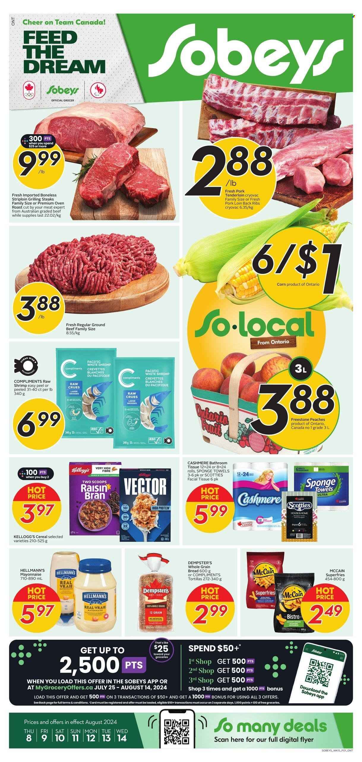 Sobeys flyer - August 08, 2024 - August 14, 2024. Page 1