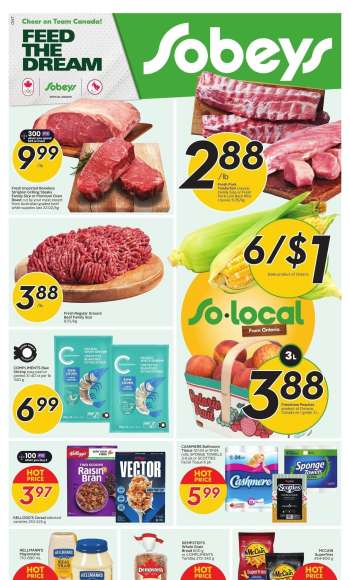 Circulaire Sobeys - 08 Août 2024 - 14 Août 2024.