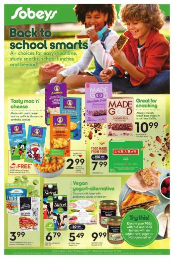 Sobeys Flyer - August 08, 2024 - September 18, 2024.