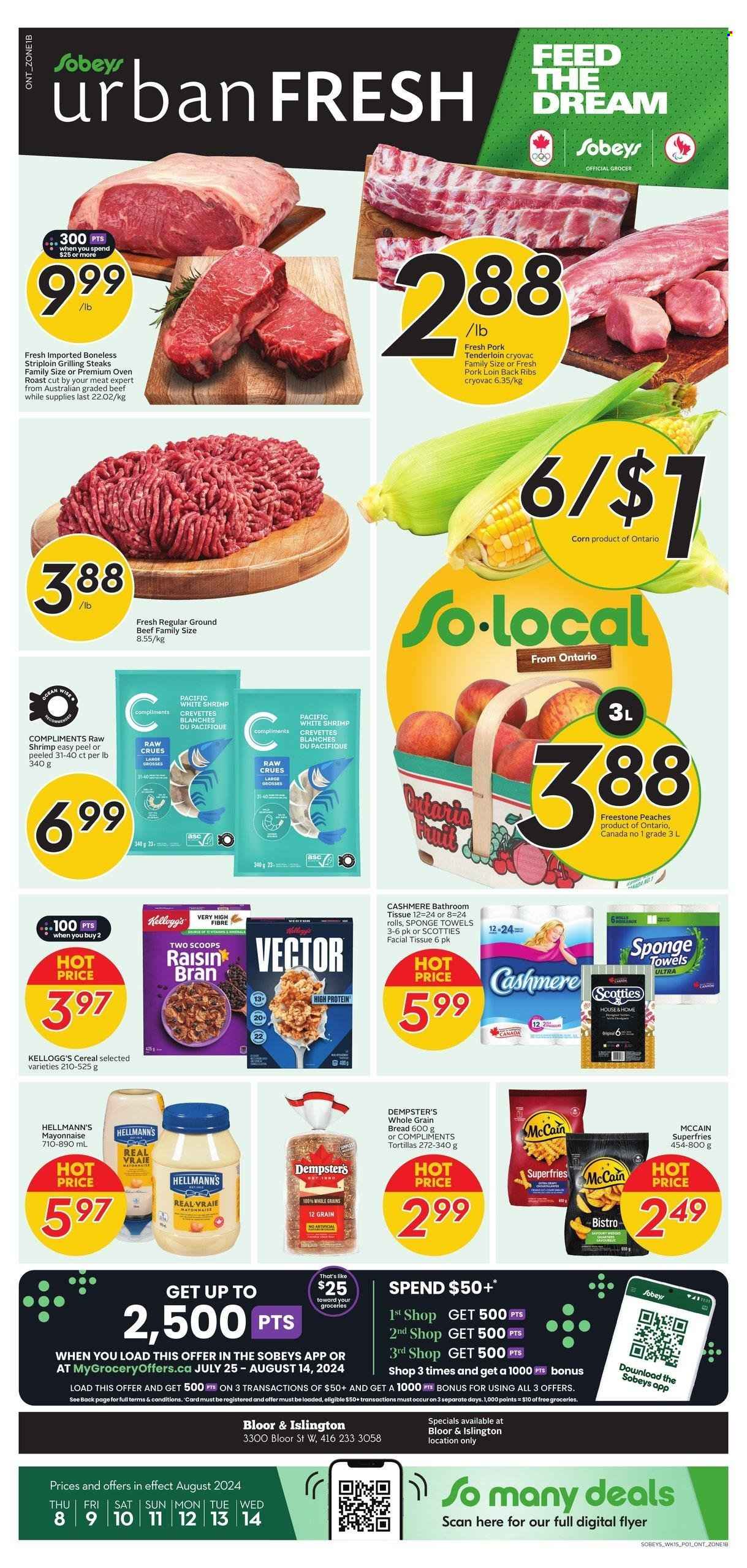 Sobeys Urban Fresh flyer - August 08, 2024 - August 14, 2024. Page 1