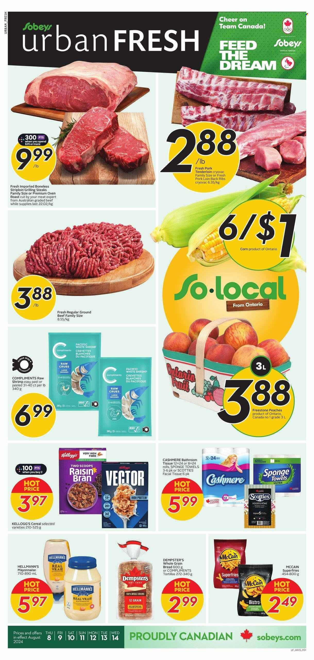 Sobeys Urban Fresh flyer - August 08, 2024 - August 14, 2024. Page 1