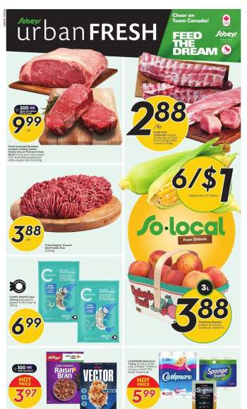 Circulaire Sobeys Urban Fresh - 08 Août 2024 - 14 Août 2024.