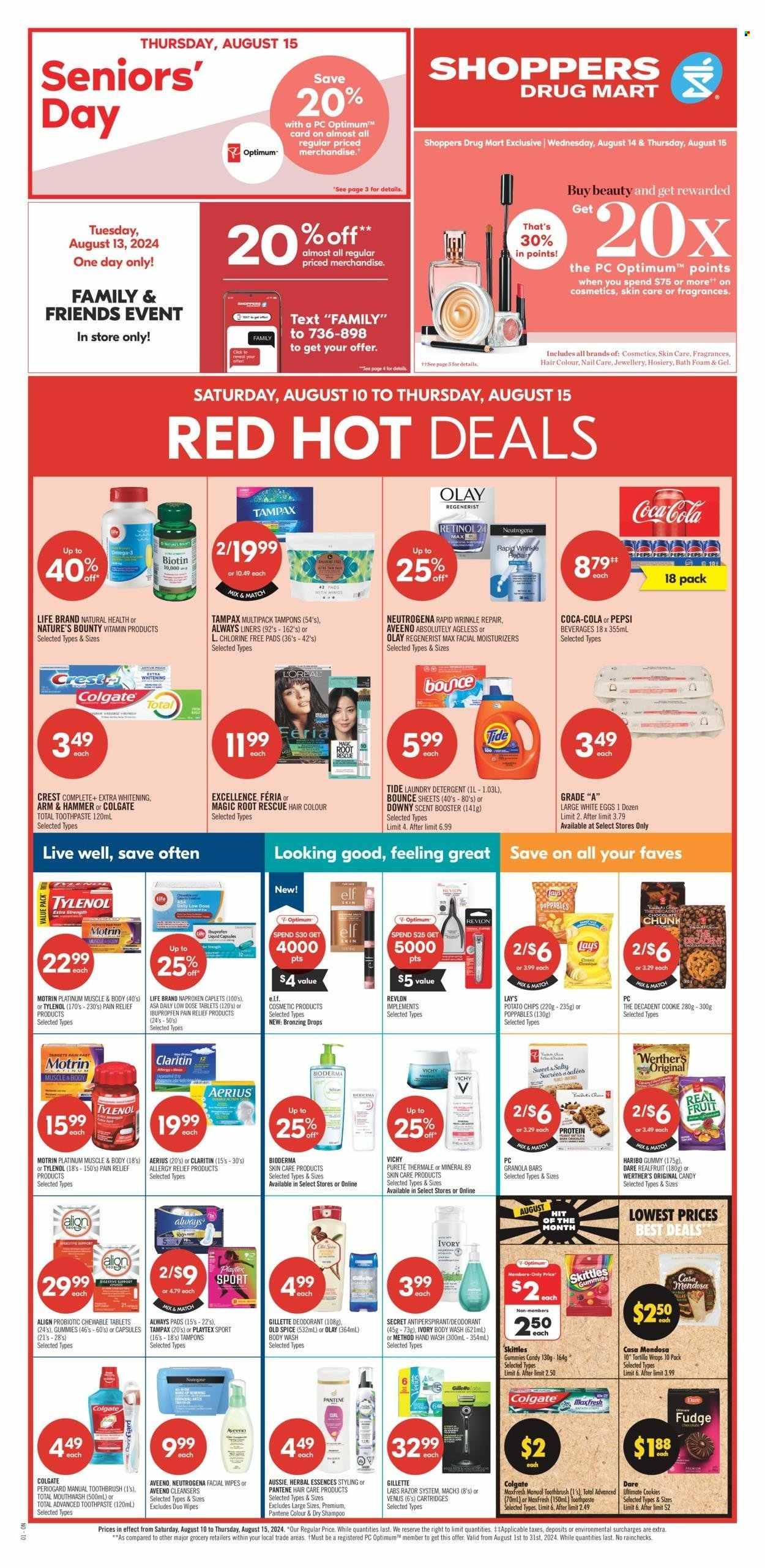 Shoppers Drug Mart flyer - August 10, 2024 - August 15, 2024. Page 3