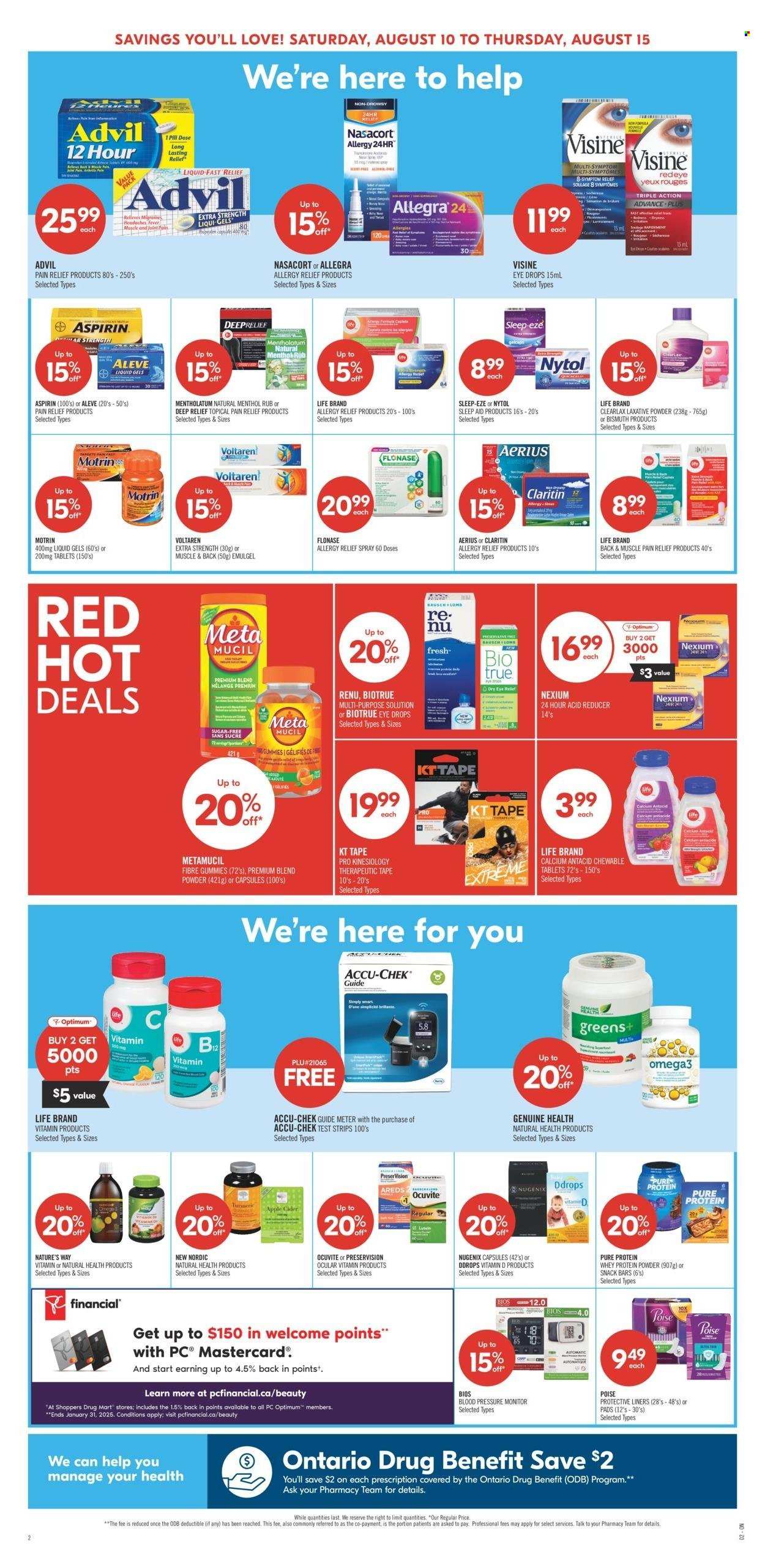 Shoppers Drug Mart flyer - August 10, 2024 - August 15, 2024. Page 5