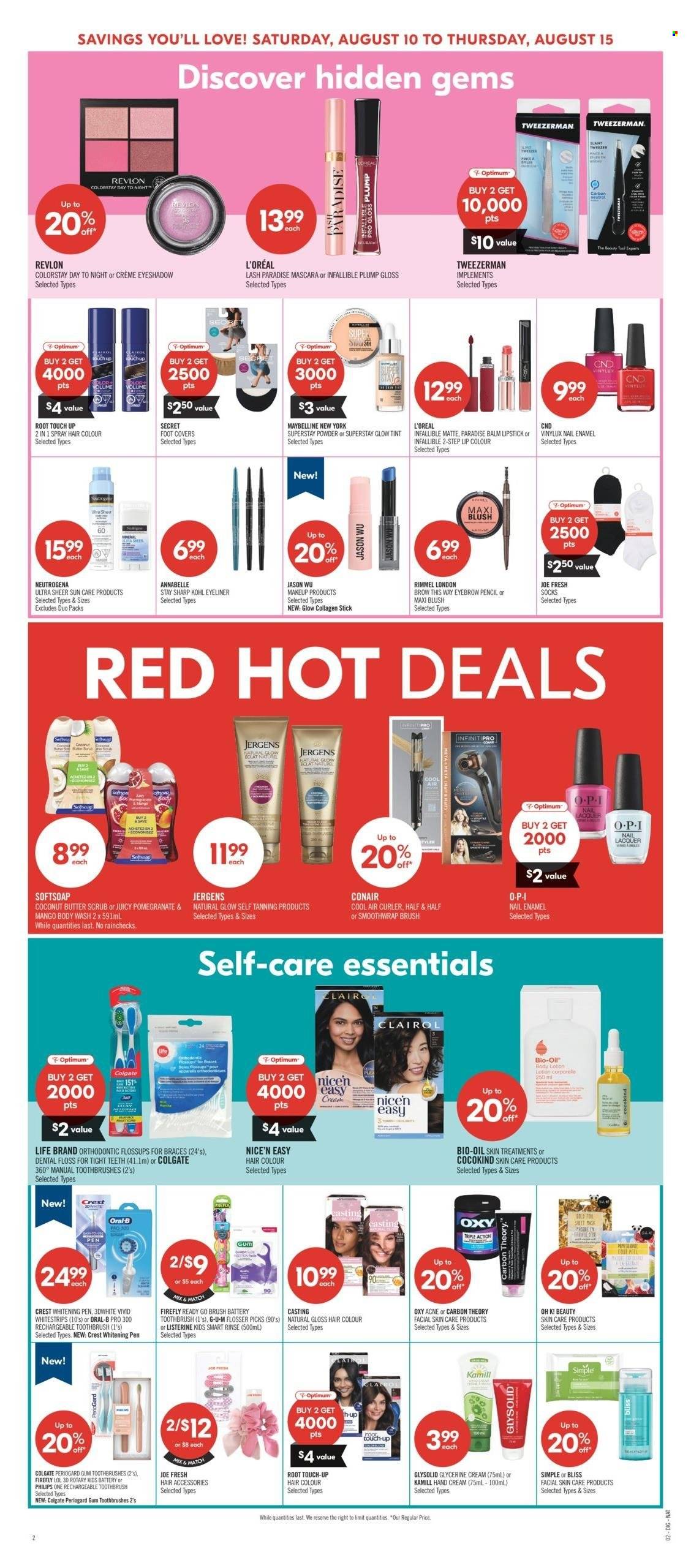 Shoppers Drug Mart flyer - August 10, 2024 - August 15, 2024. Page 18