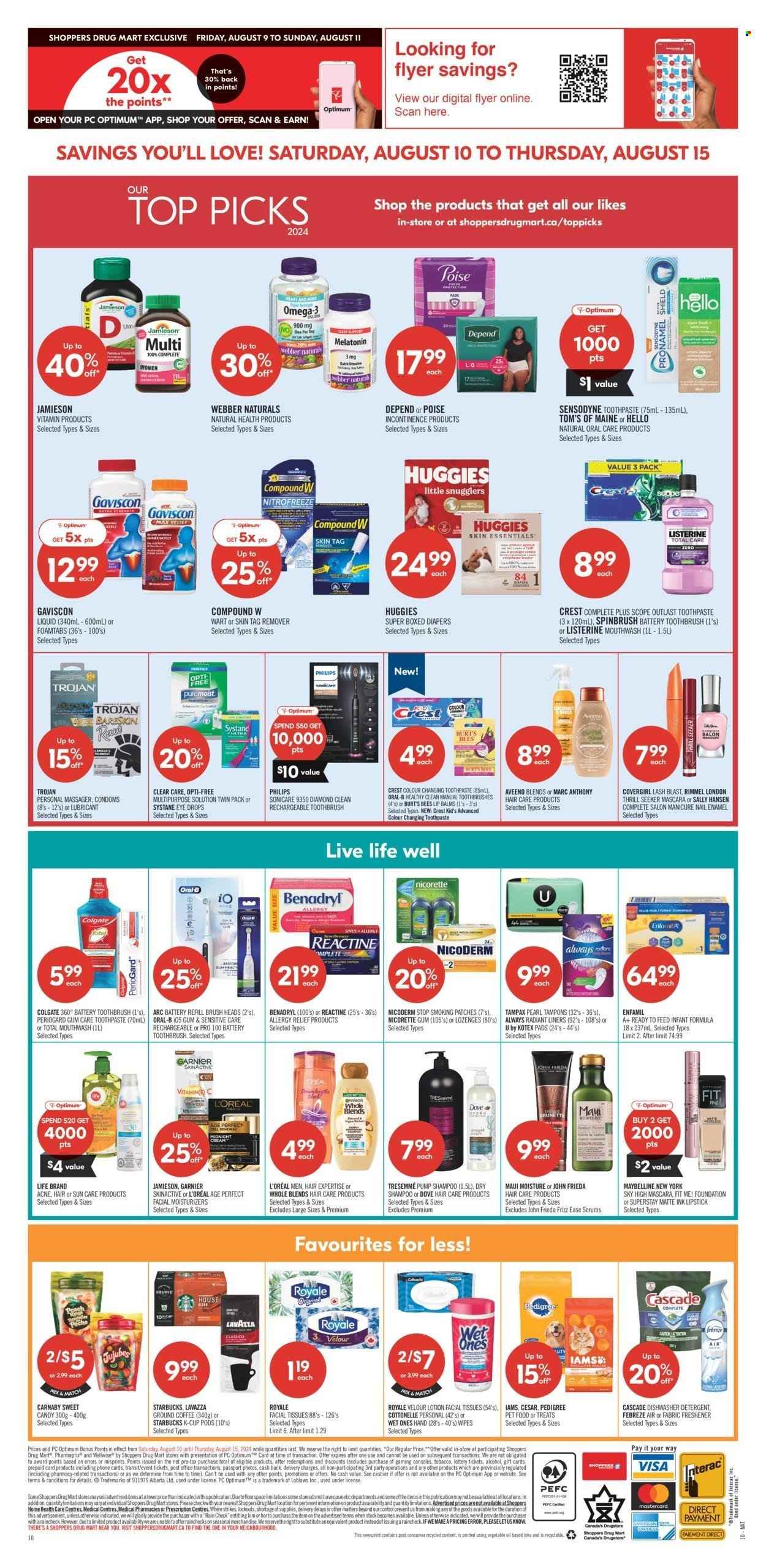 Shoppers Drug Mart flyer - August 10, 2024 - August 15, 2024. Page 20