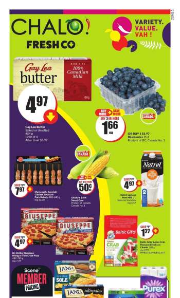 Circulaire Chalo! FreshCo. - 08 Août 2024 - 14 Août 2024.