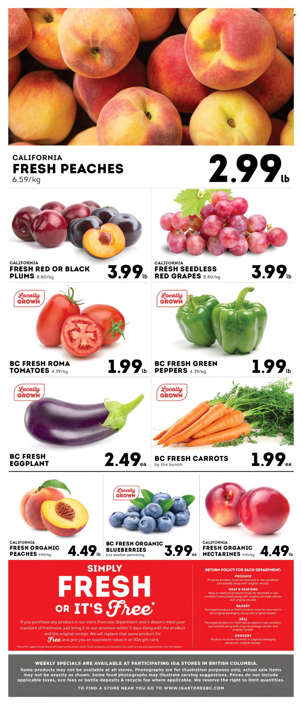 Circulaire IGA Simple Goodness - 09 Août 2024 - 15 Août 2024. Page 6