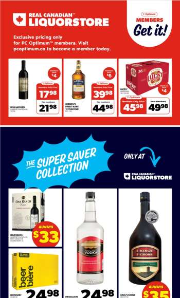 Circulaire Real Canadian Liquorstore - 14 Août 2024 - 18 Août 2024.