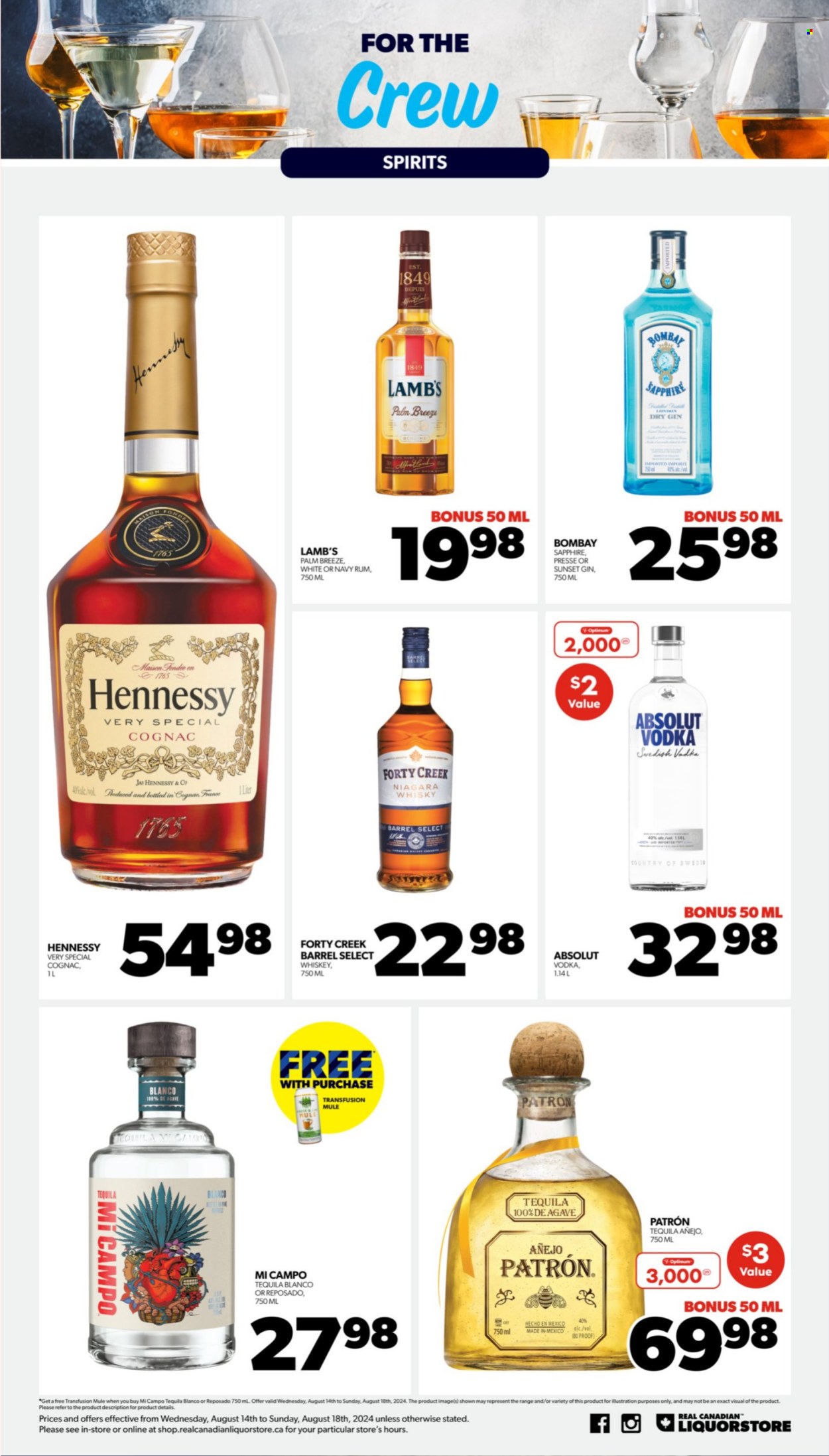 Real Canadian Liquorstore flyer - August 14, 2024 - August 18, 2024. Page 3